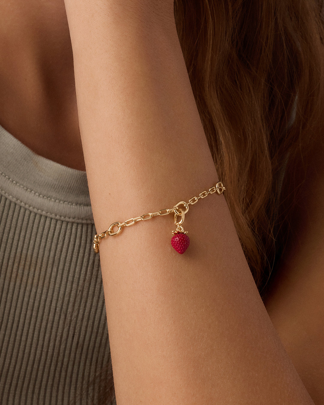 Alternative view of Strawberry Parker Charm