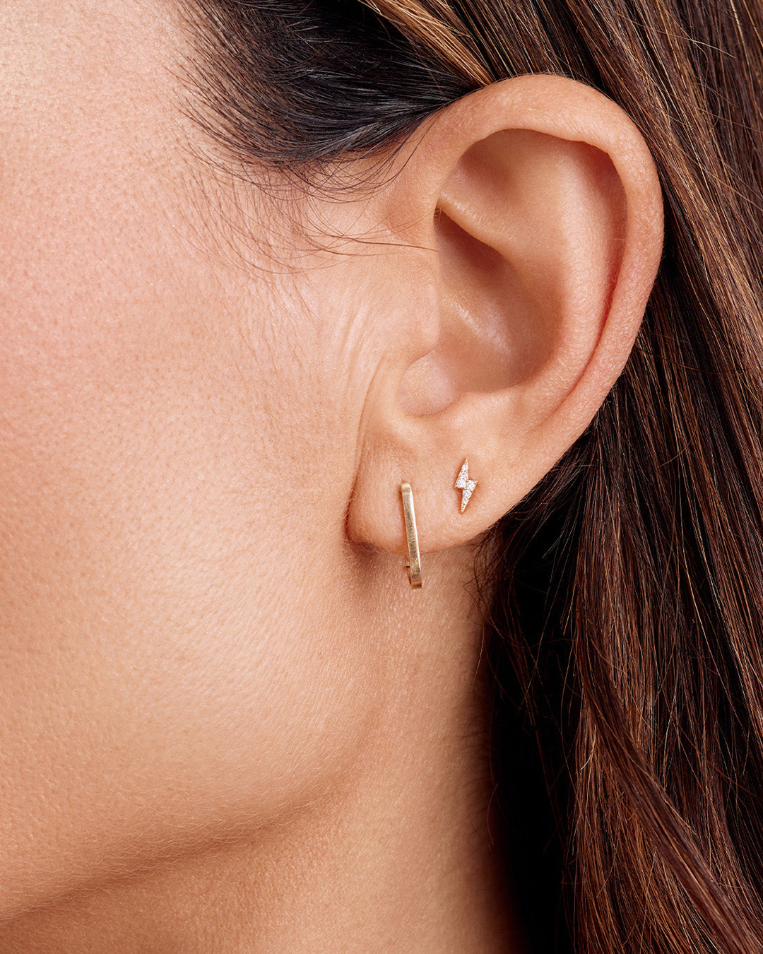 Alternative view of Diamond Lightning Studs
