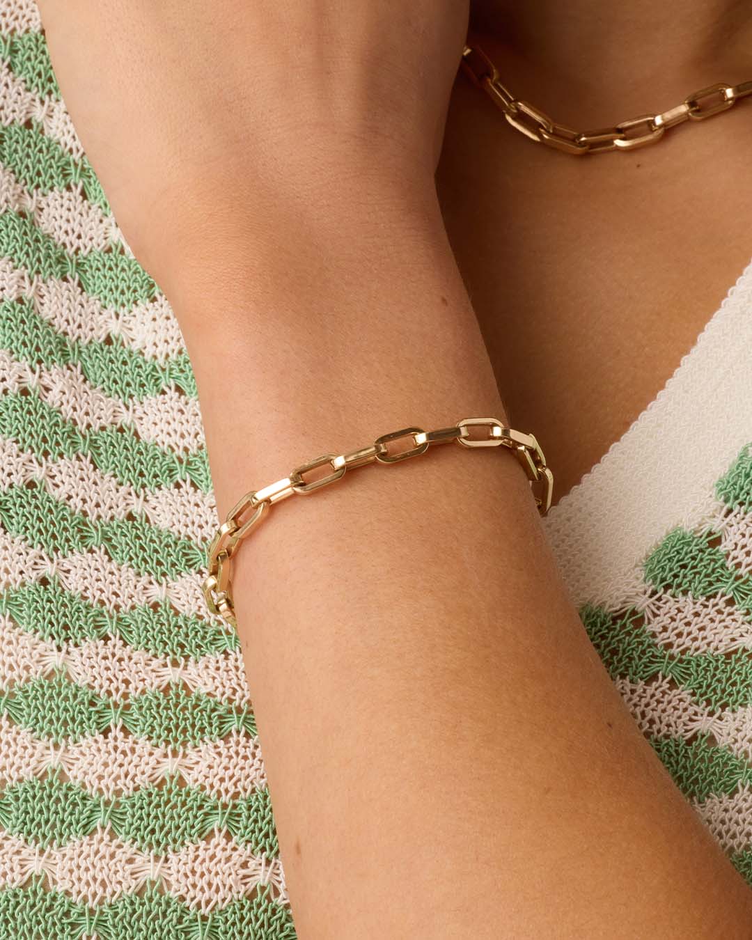 Alternative view of 14k Gold Parker Luxe Bracelet