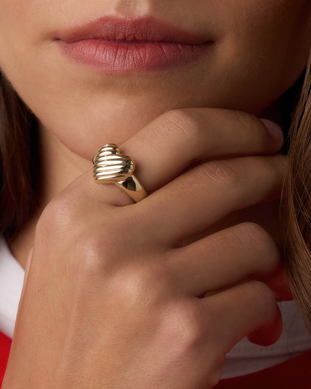 Alternative view of Campbell Heart Ring