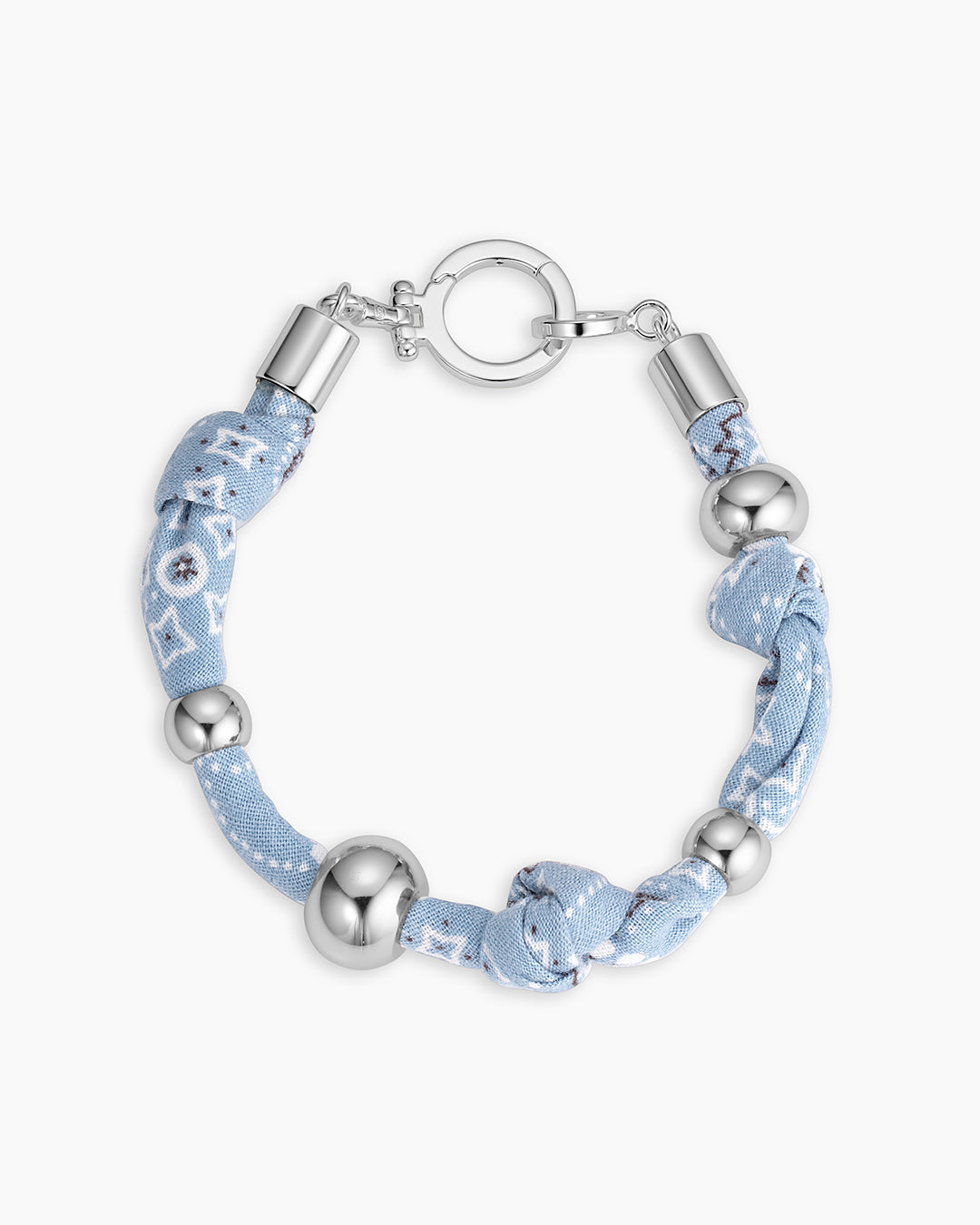 Alternative view of Paisley Bandana Knot Bracelet