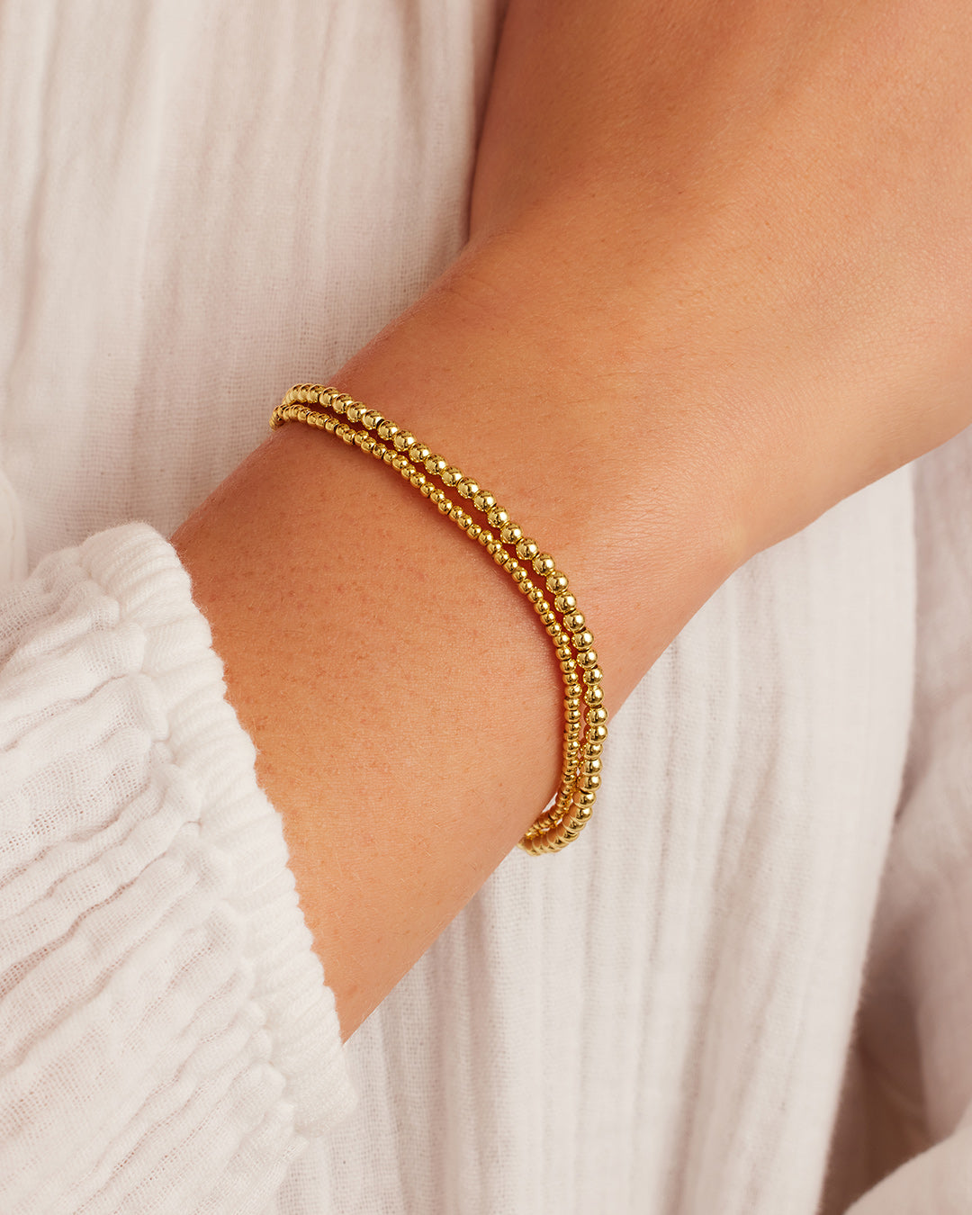 Alternative view of Poppy Gold Bracelet Set