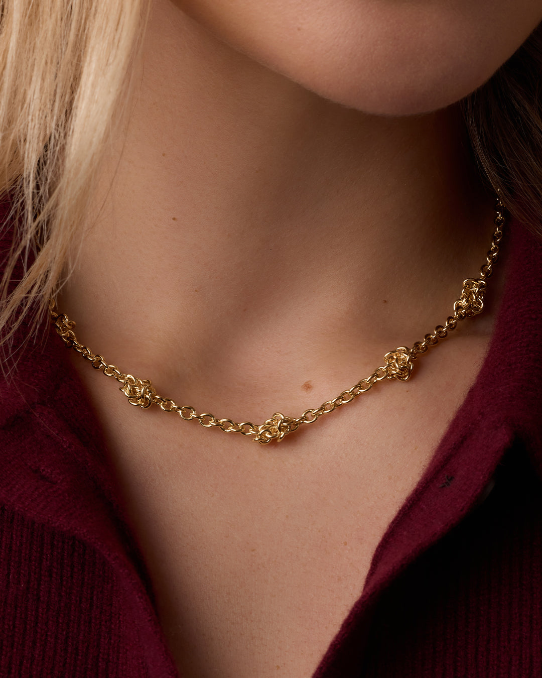 Alternative view of Knotty Necklace