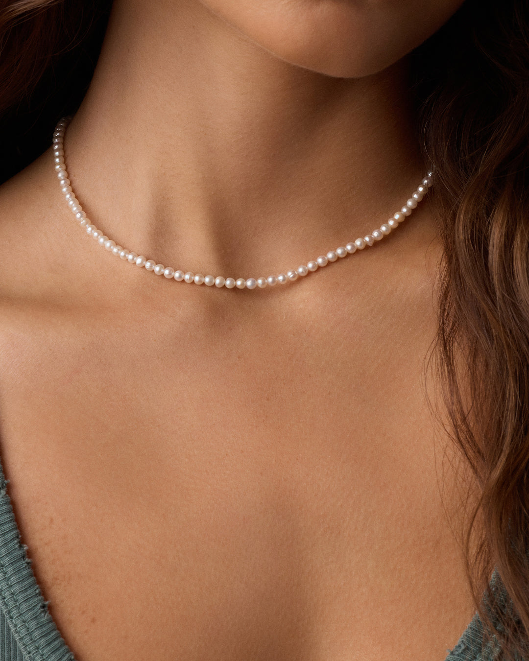 Alternative view of Lou Pearl Necklace