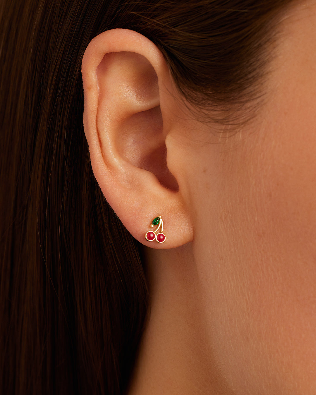 Alternative view of Cherry Single Stud