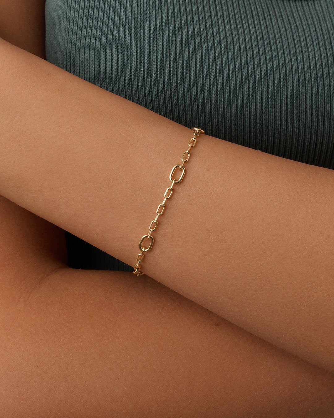 Alternative view of Parker Charm Link Bracelet