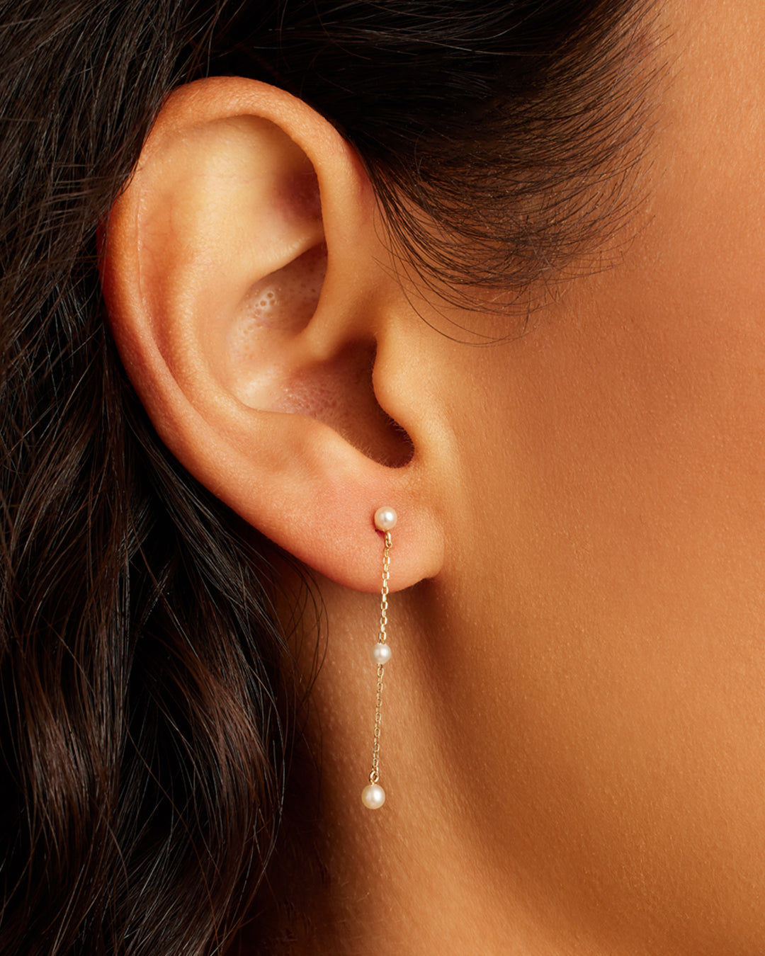 Alternative view of Newport Pearl Earrings