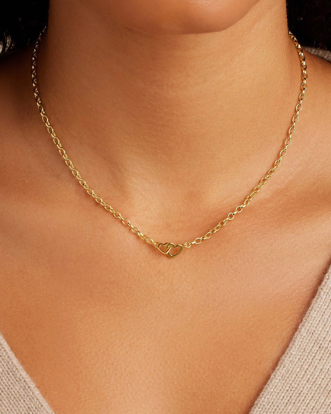 Alternative view of Parker Heart Mini Necklace