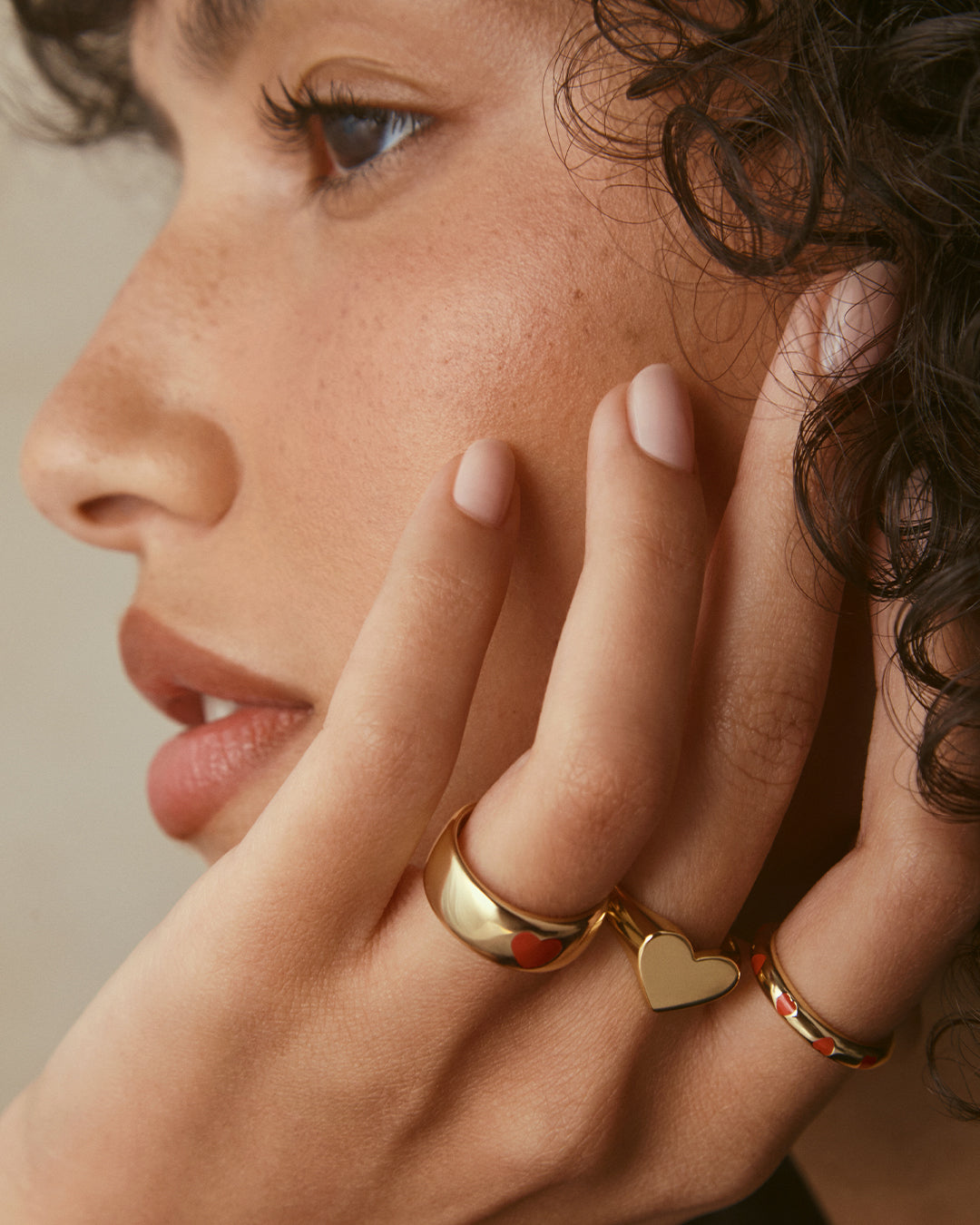 Alternative view of Amour Helium Heart Statement Ring