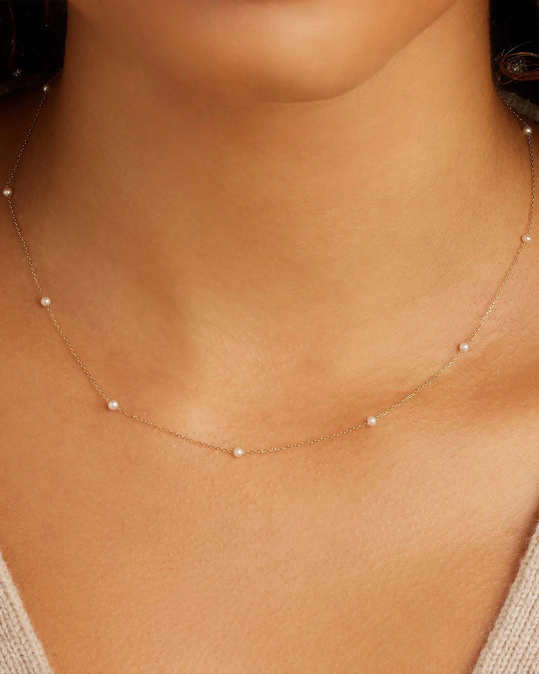 Alternative view of Pearl Newport Necklace
