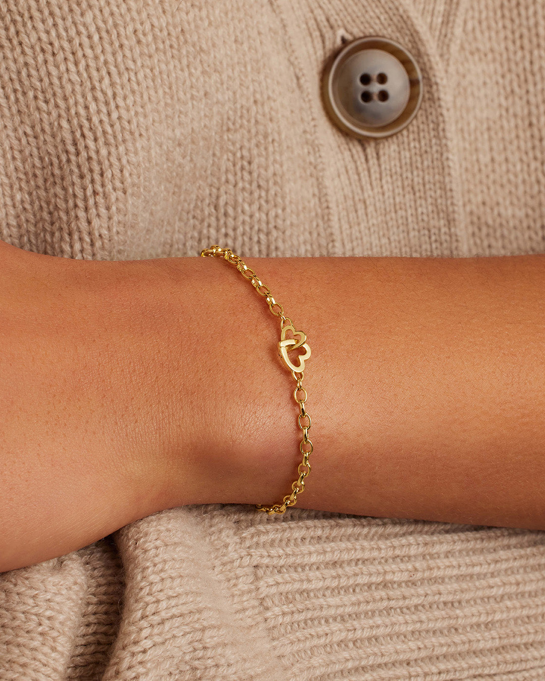 Alternative view of Parker Heart Mini Bracelet