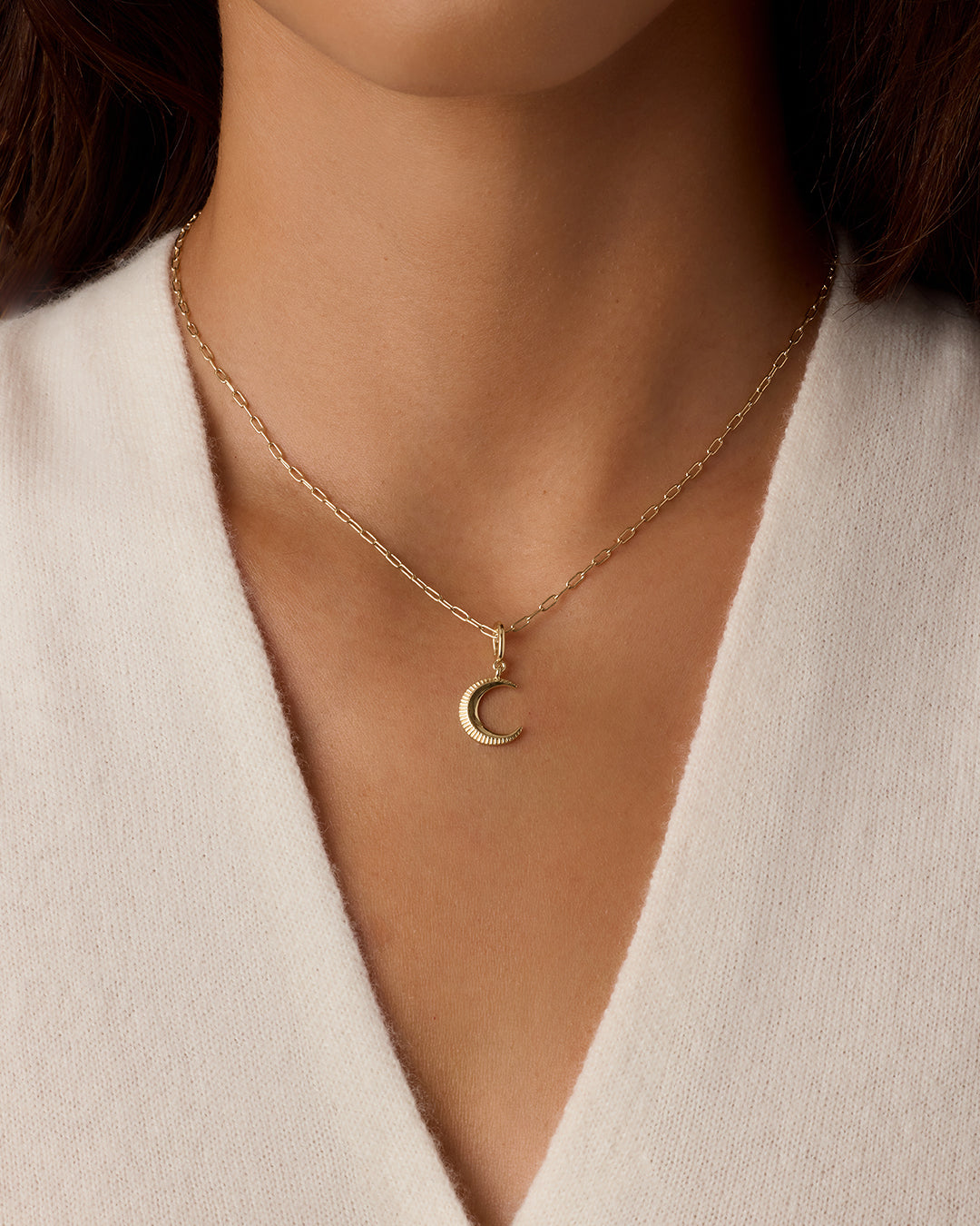 Alternative view of Crescent Parker Charm