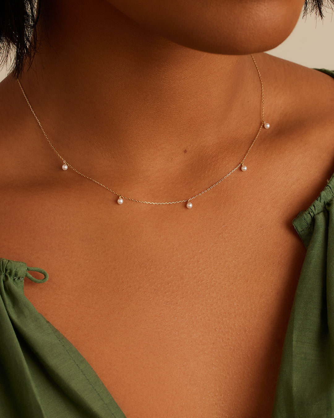 Alternative view of Pearl Flutter Necklace