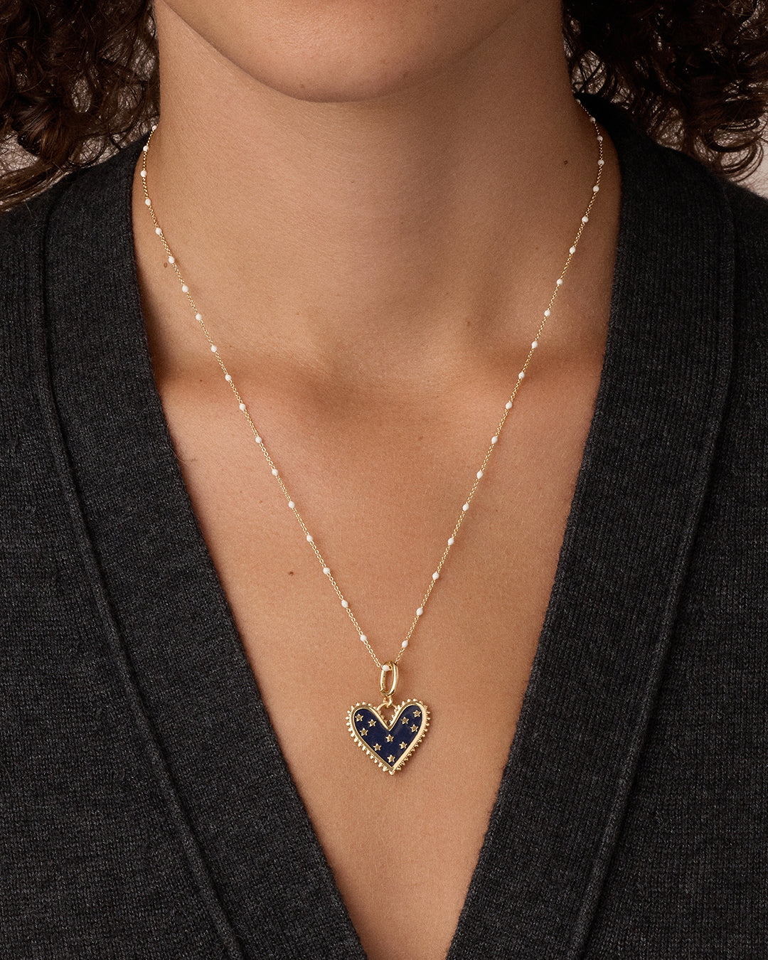 Alternative view of Vintage Heart Star Parker Charm