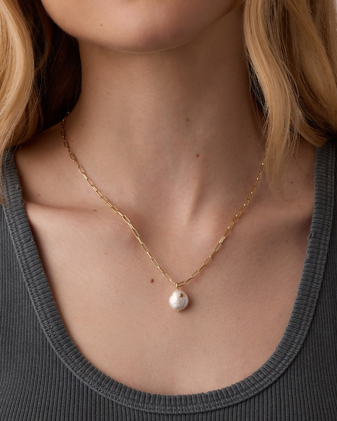 Alternative view of Reese Pearl Necklace