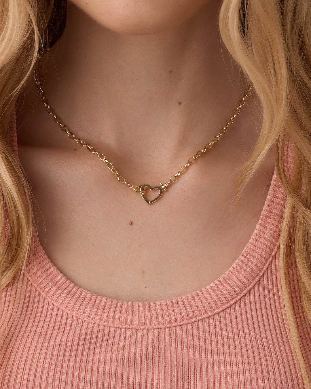 Alternative view of Parker Heart Necklace