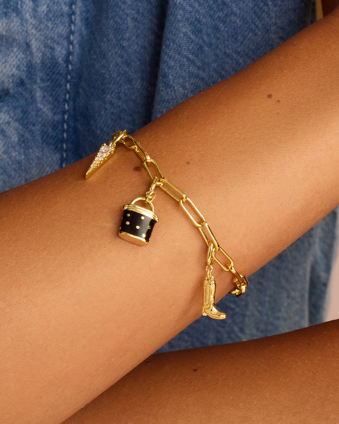 Alternative view of Padlock Stud Parker Charm