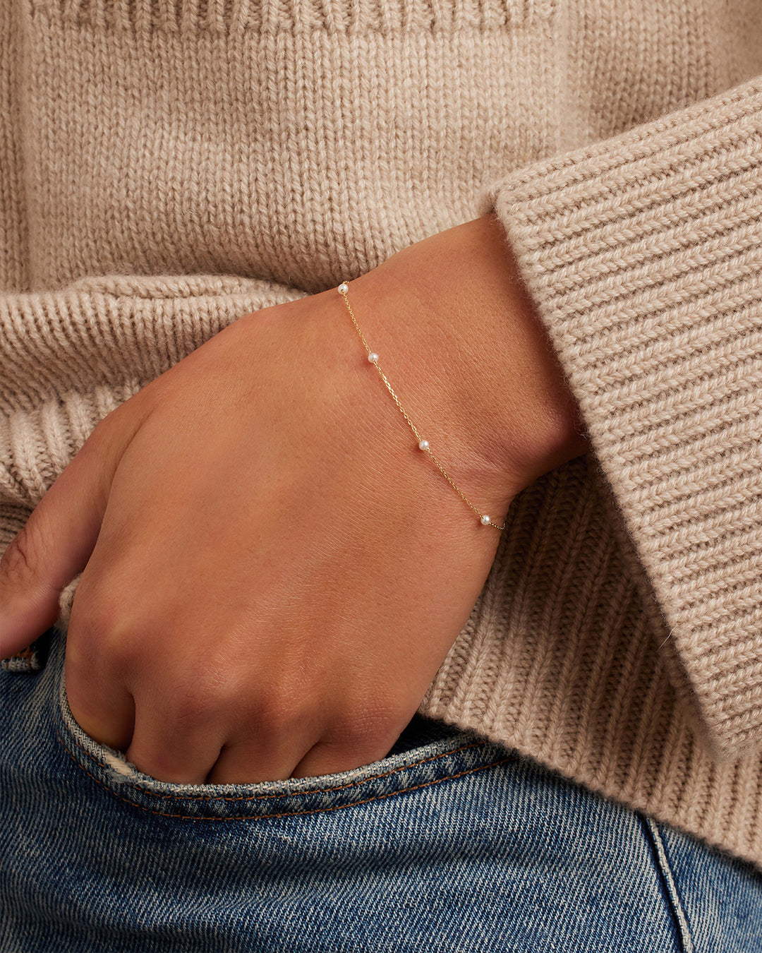 Alternative view of Pearl Newport Bracelet