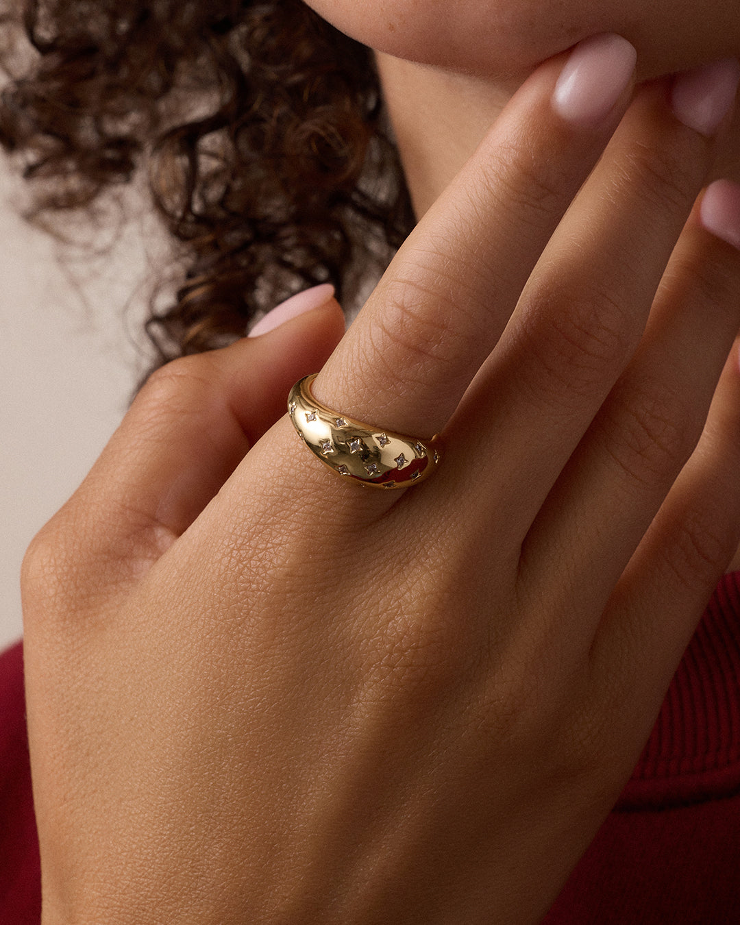Alternative view of Celeste Ring