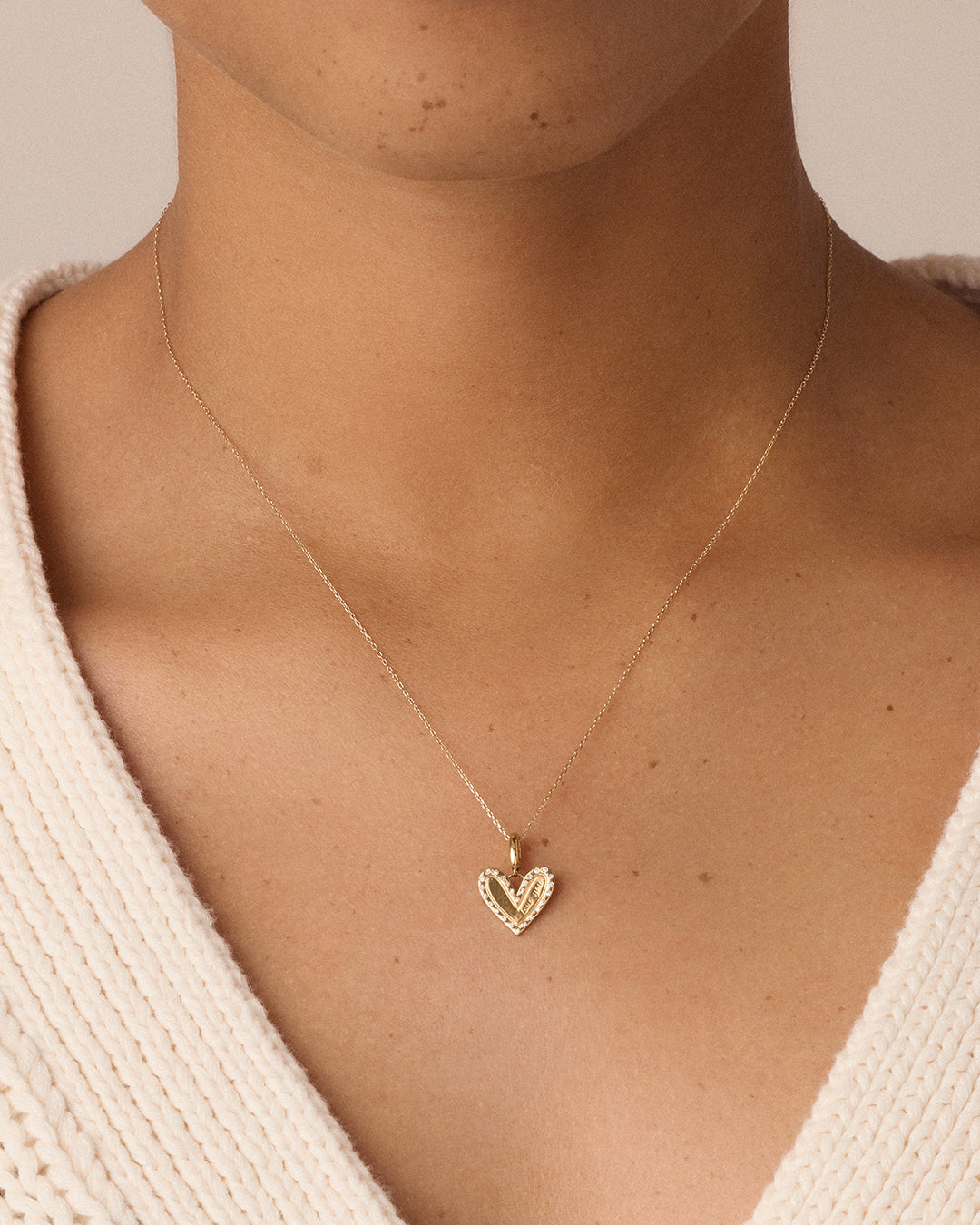 Alternative view of Diamond Adore Love Charm