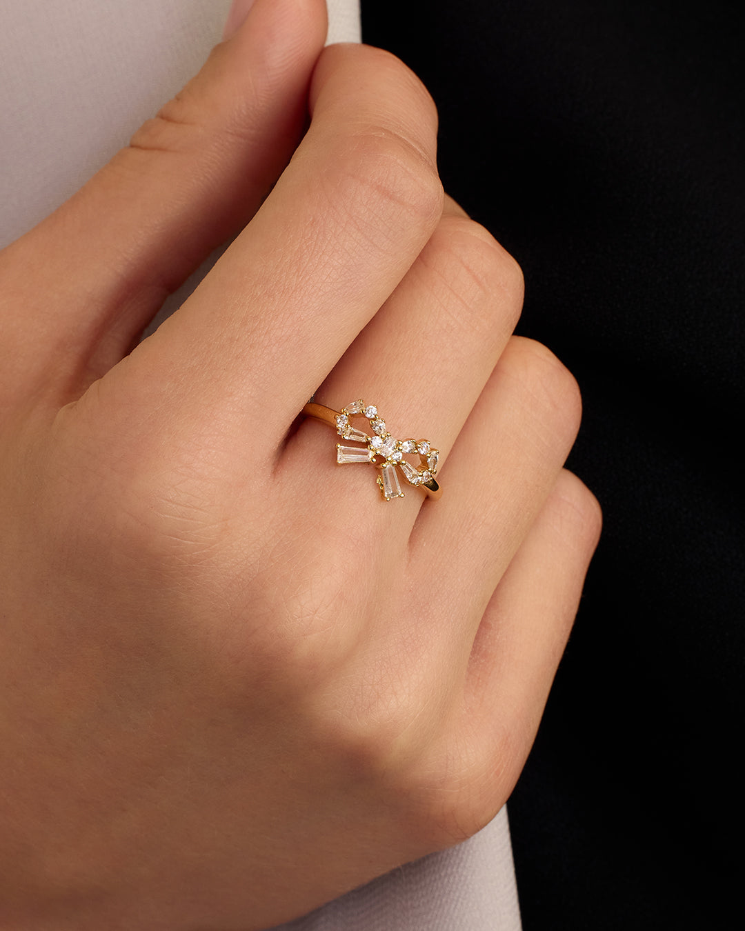 Alternative view of Fancy Bow Ring