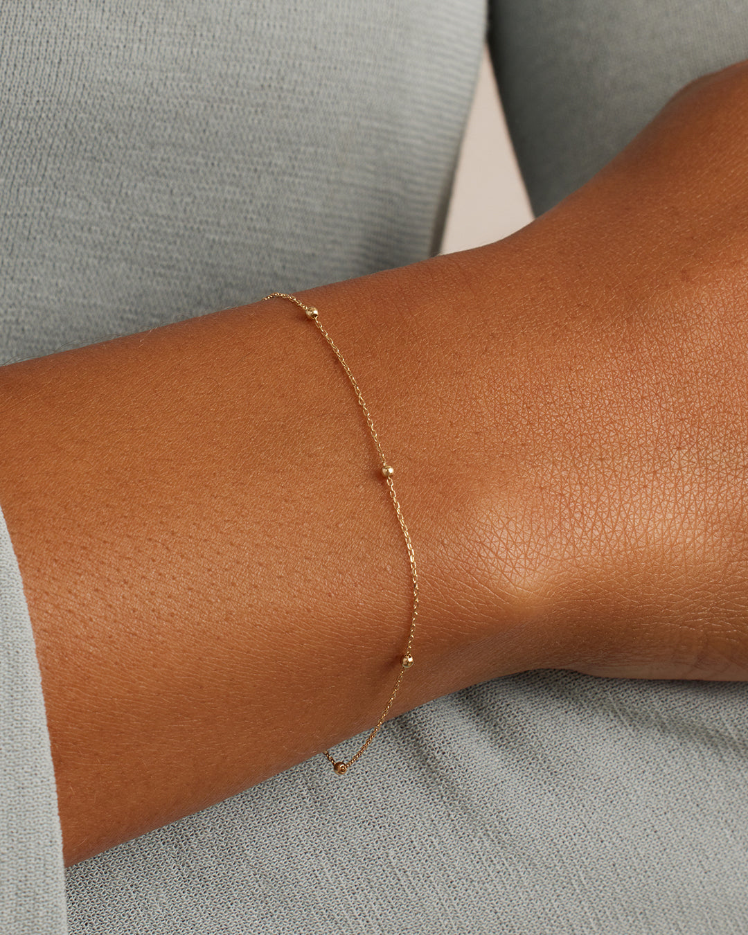 Alternative view of 14k Gold Newport Bracelet