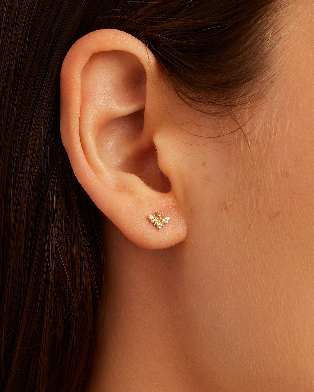 Alternative view of Diamond Bee Single Stud