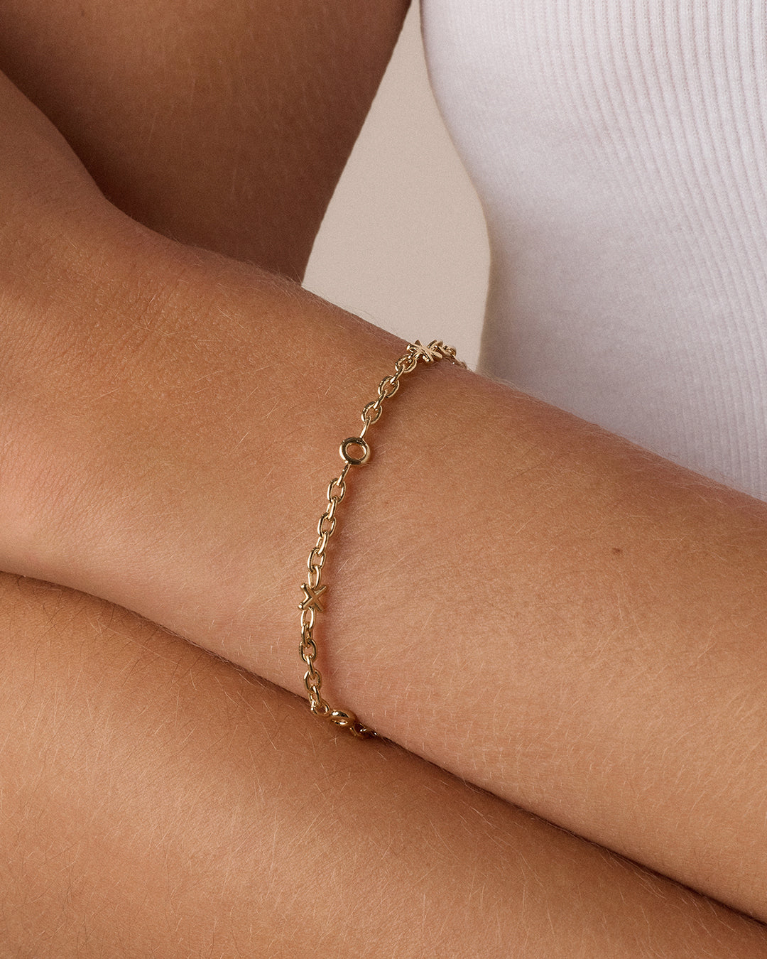 Alternative view of XOXO Bracelet