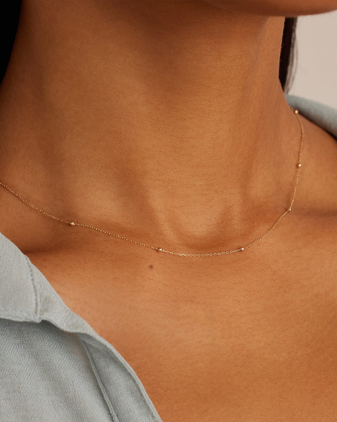 Alternative view of 14k Gold Newport Necklace