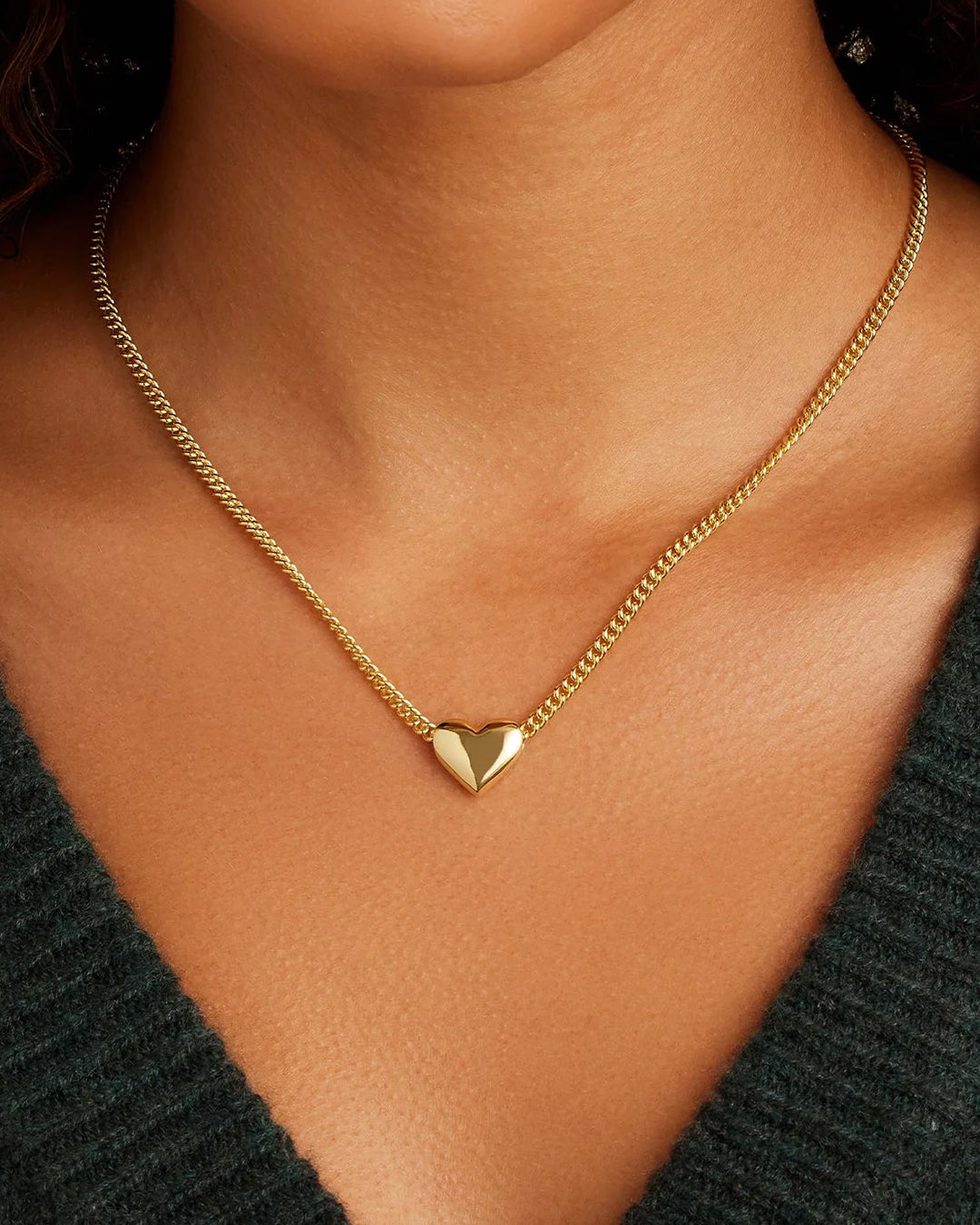 Alternative view of Lou Helium Heart Necklace