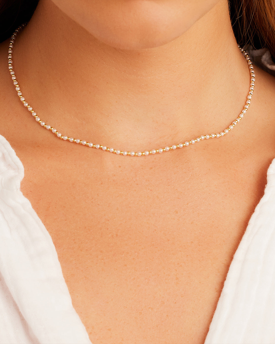 Alternative view of Poppy Pearl Necklace