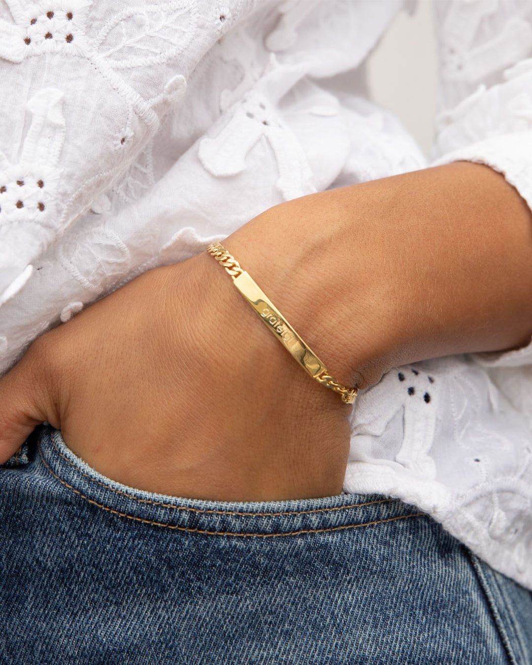 Alternative view of Bespoke Wilder Tag Bracelet